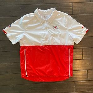 Nike Dri-Fit On Field Kansas City Chiefs Pullover Wind Jacket